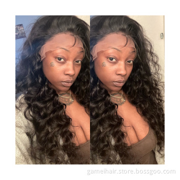 Wholesale Brazilian Virgin Human Hair 12a Hd Full Lace Front Wig Cheap Transparent Gluueless Lace Frontal Wig For Women
